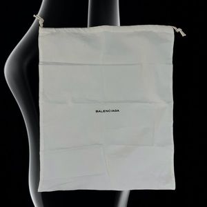 BALENCIAGA LARGE SLEEPER DUSTBAG WHITE LOGO NEW SHOES BOOTIES or BAG